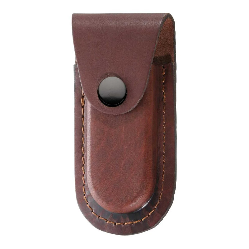 Herbertz Husă din piele pentru cuțite de buzunar 2675120, maro închis, pentru 12 cm