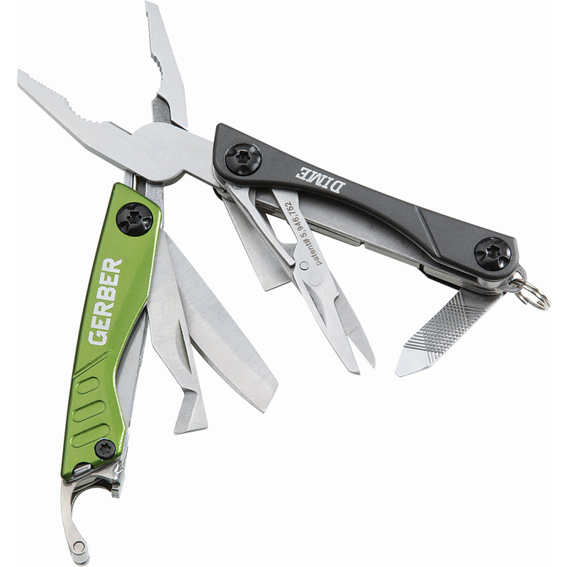 Gerber Unealta multifunctionala DIME, verde-gri