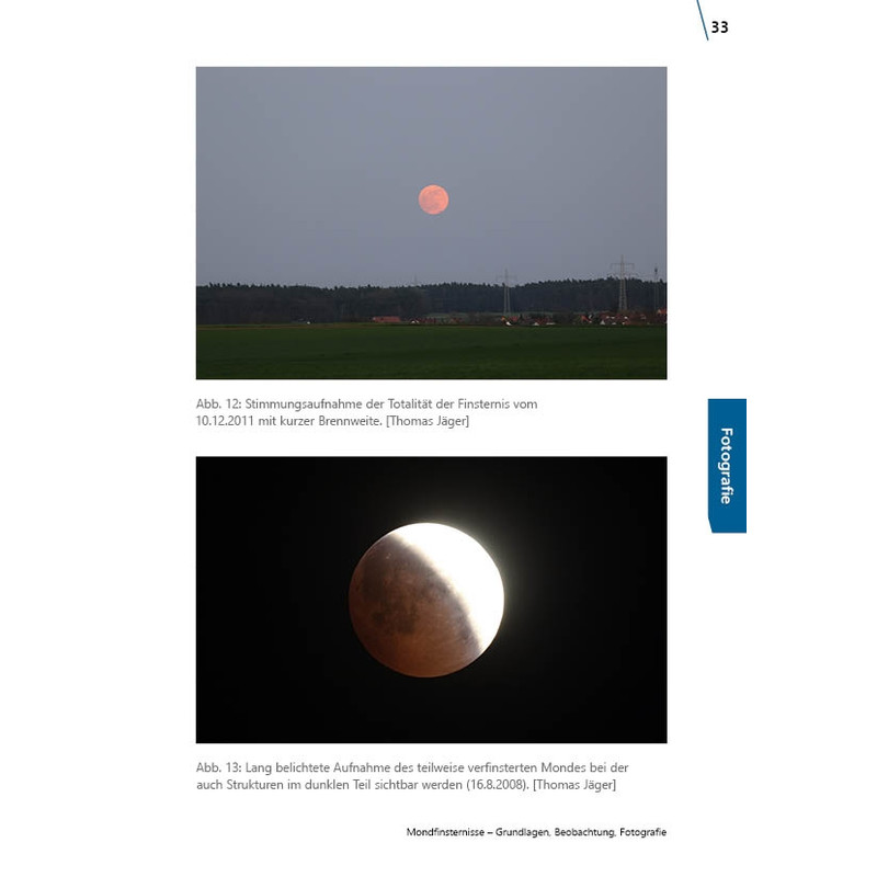 Astronomie-Verlag Eclipsă de lună - elementele de bază, de observare, fotografie