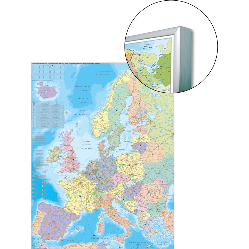 Stiefel Hartă continentală Harta organizatorica a Europei