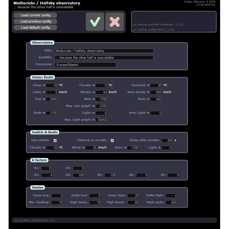 Lunatico Dispozitiv detectie cer innorat AAG CloudWatcher Solo