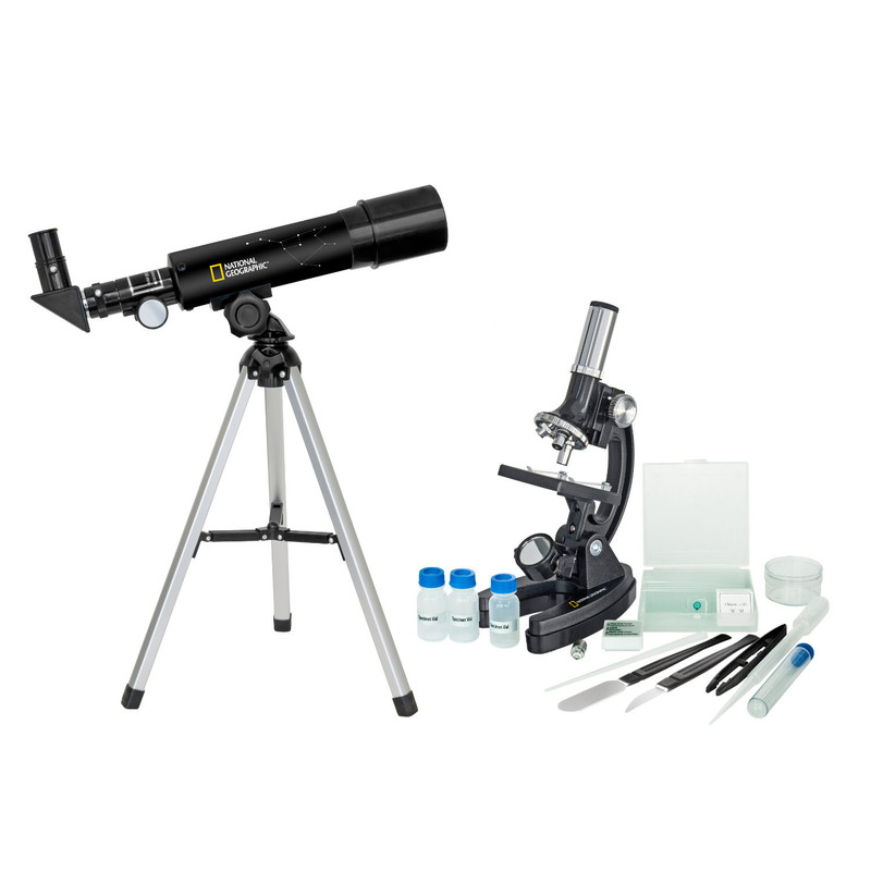 National Geographic Kit telescop si microscop