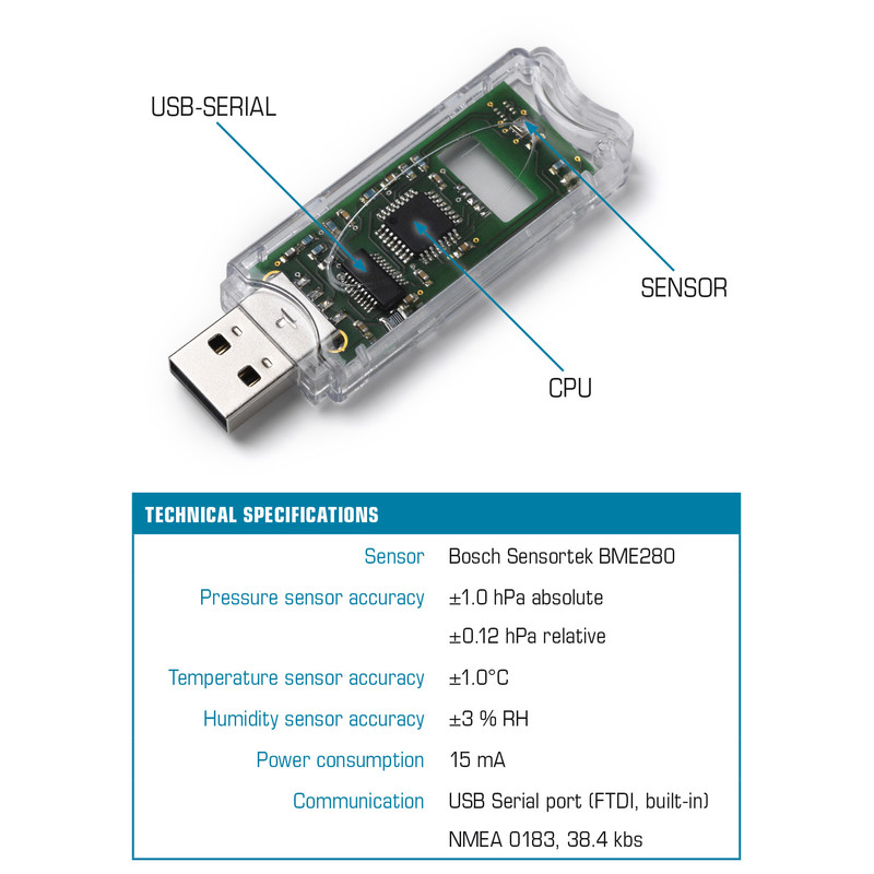 10 Micron Statie meteo BlueAstro USB