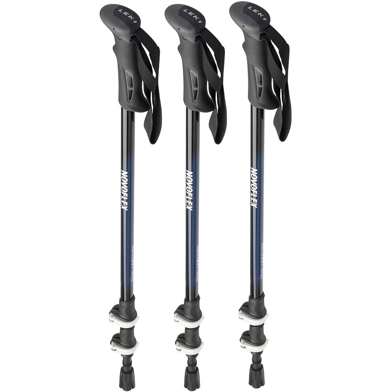 Novoflex Set trepied 3x QuadroLeg Walk II, bete trekking