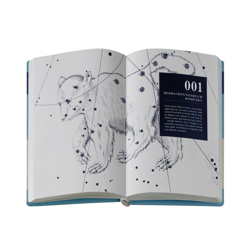 Kosmos Verlag Carte Beobachtungsbuch für Hobbyastronomen