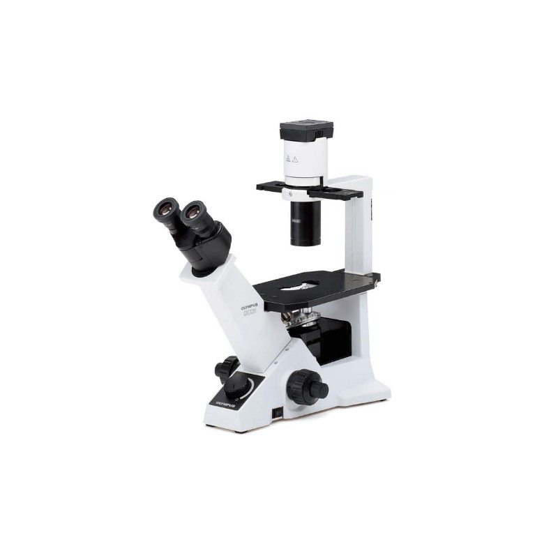 Evident Olympus Microscop inversat CKX31camp intunecat, Hal, bino, 40x, 100x, 200x, 400x