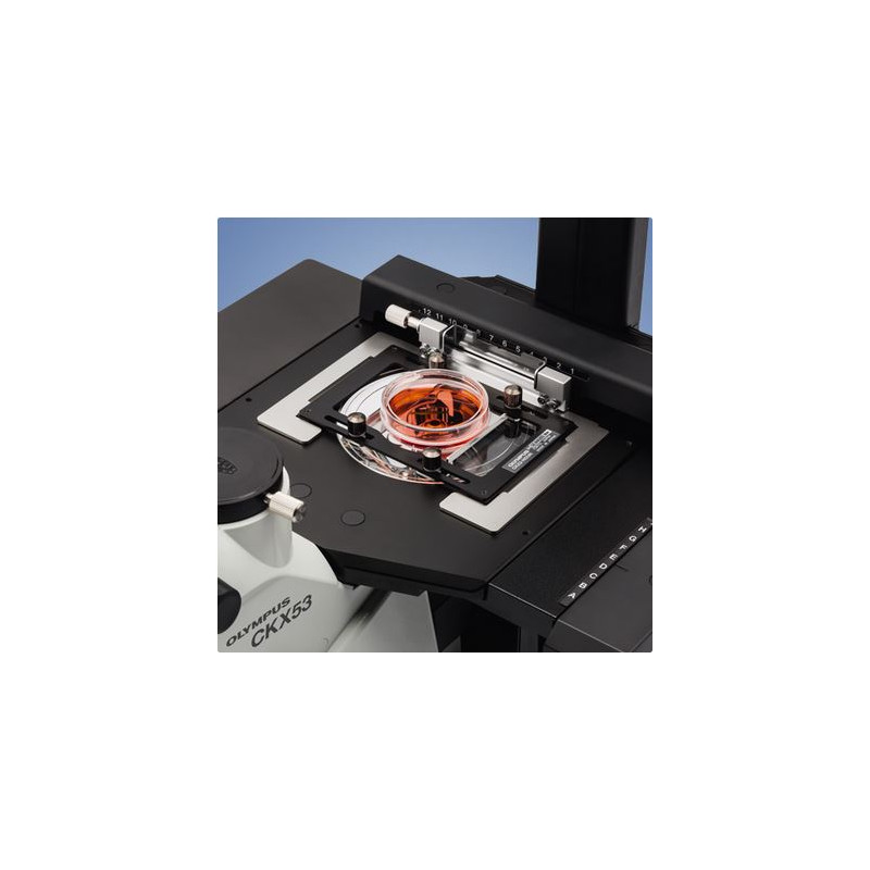 Evident Olympus Microscop inversat Olympus CKX53 Hellfeld V2, trino, infinity, plan, achro, 2x, 4x, 10x, LED