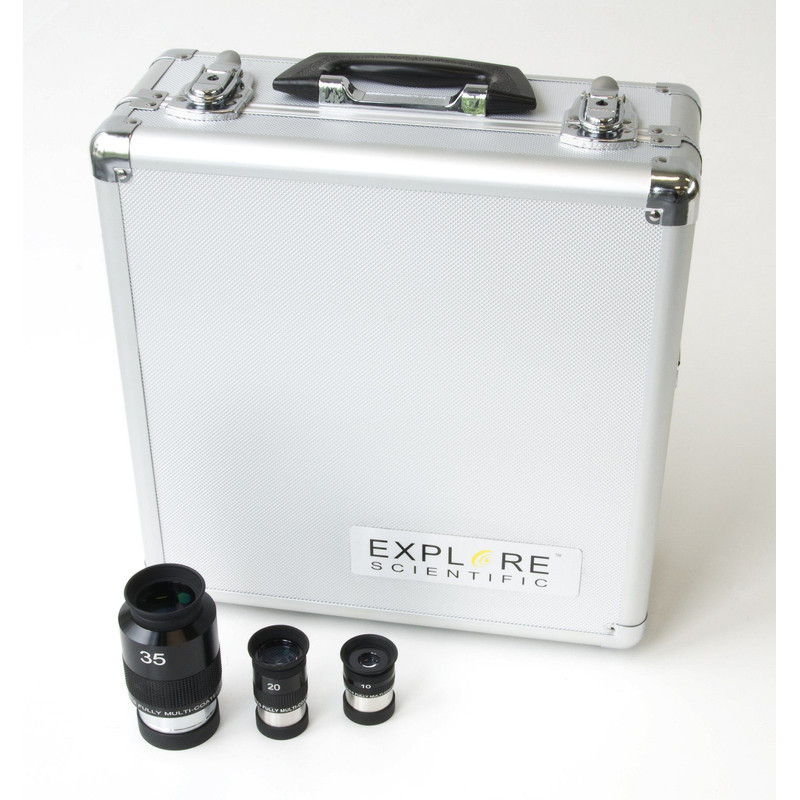 Explore Scientific Set oculare 70° cu geanta: 10mm, 20mm, 35mm