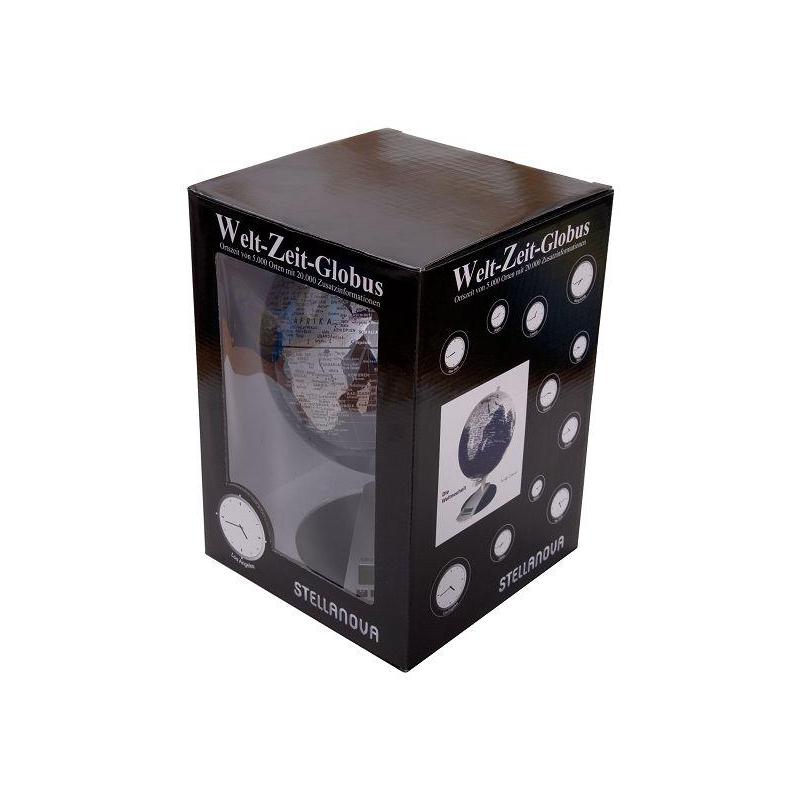 Stellanova Glob timpul în lume negru 20cm