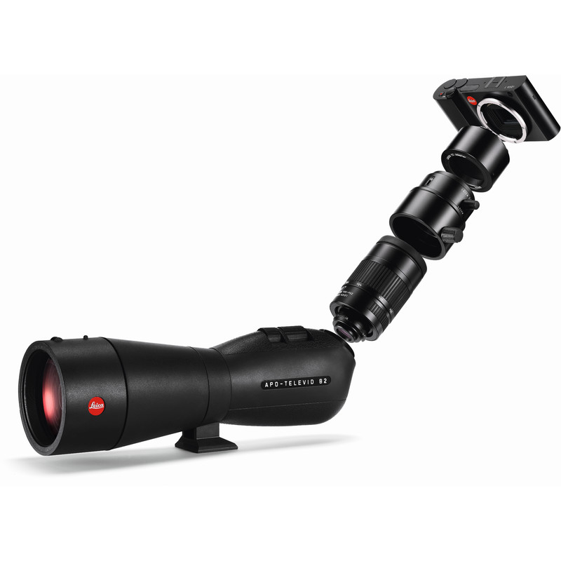 Leica Instrument terestru Digiscoping-Kit: APO-Televid 65 W + 25-50x WW + T-Body black + Digiscoping-Adapter