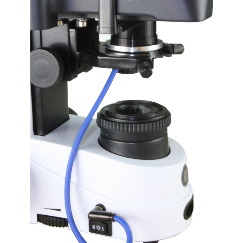 Euromex Microscop iScope IS.1153-PLi/DFI, DF, trino, infinity, plan, 4x-100x, 100x iris, IOS super contrast oil, spring, LED, 3W