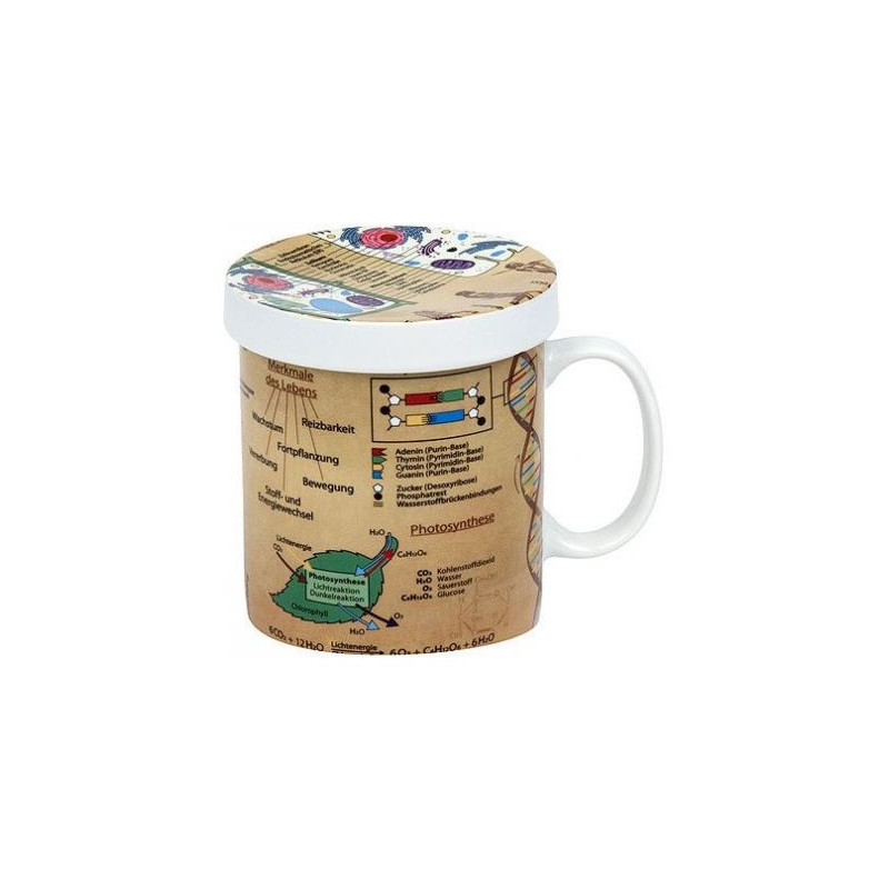 Könitz Cească Wissensbecher für Teetrinker Biologie