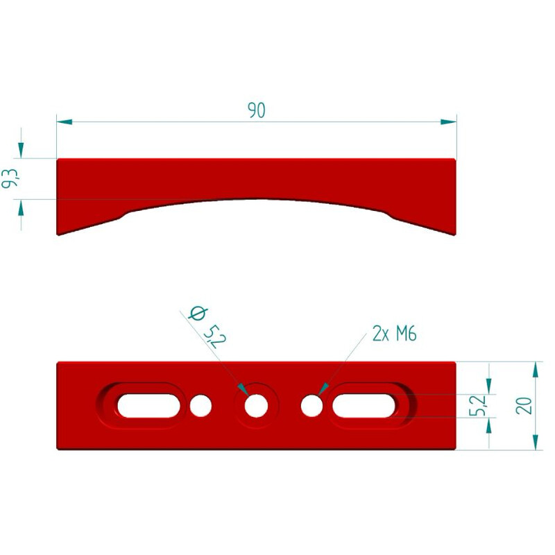 PrimaLuceLab Placi de prindere curbate pentru C9.25, C11, EdgeHD 925 si EdgeHD 1100