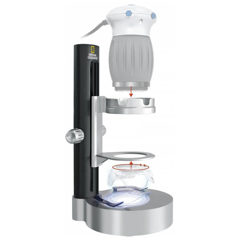 National Geographic Microscop universal portabil 20x/200x