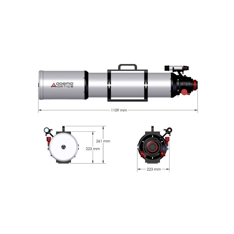 Agema Optics Refractor apochromat AP 150/1200 SD 150 F8 OTA