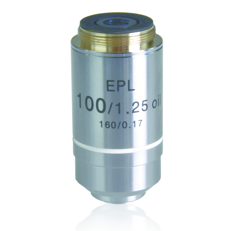 Euromex obiectiv IS.7100, 100x/1.25 oil immers., wd 0,13 mm, EPL, E-plan, S (iScope)