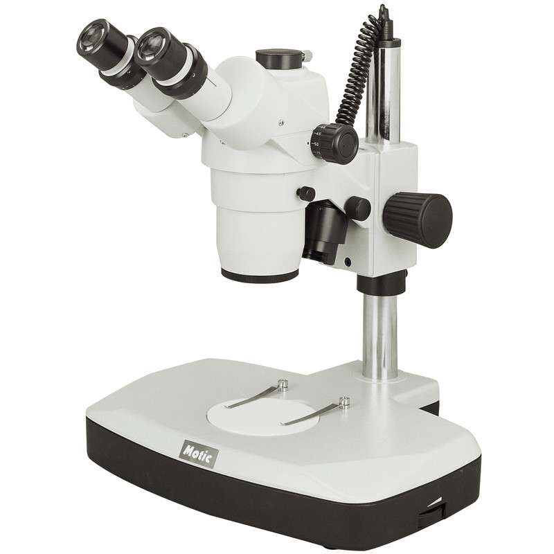 Motic microscopul stereoscopic zoom SMZ-168-TL, trino, 7,5x - 50x