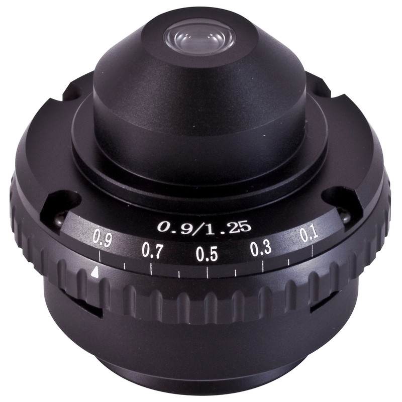 Motic Condensator Abbe N.A. 0.90/1.25, diafragma iris, slot pentru filtre (microscoape BA410E, BA310)