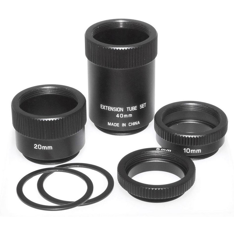 TS Optics Tuburi extensie pentru obiective C-mount, sase bucati