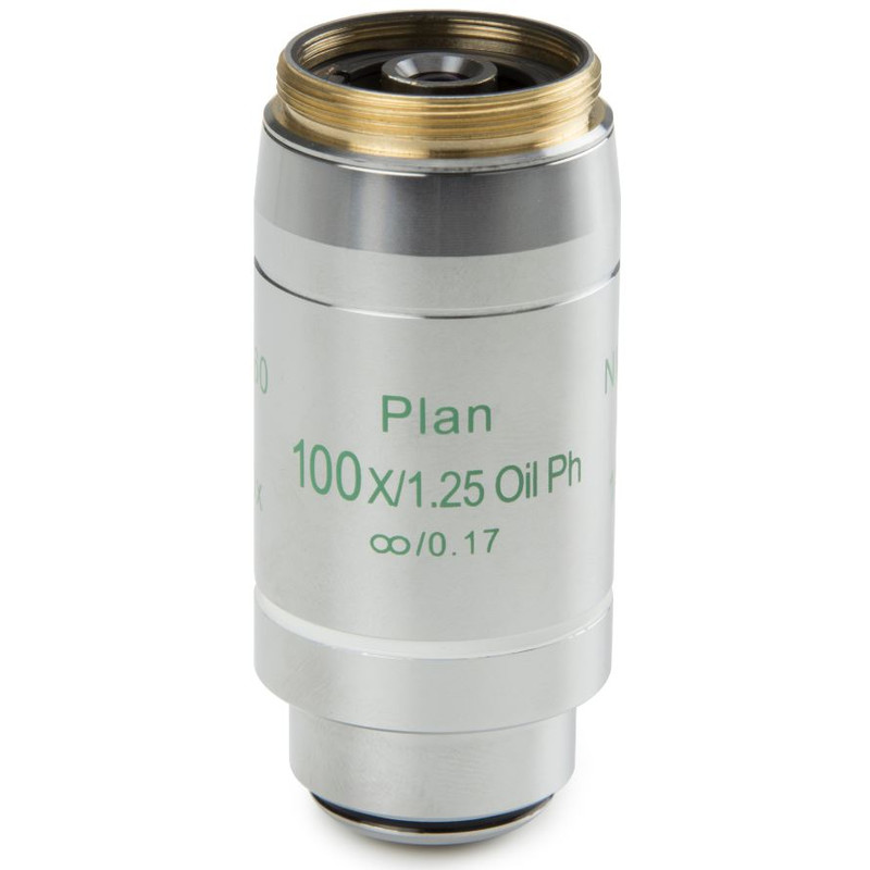 Obiectiv Euromex DX.7700, 100x/1.25 PLPHi, plan, fază, infinit, ulei S (Delphi-X)