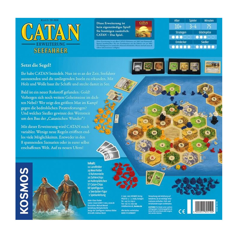 Kosmos Verlag The Settlers of Catan - expansiunea Seafarers