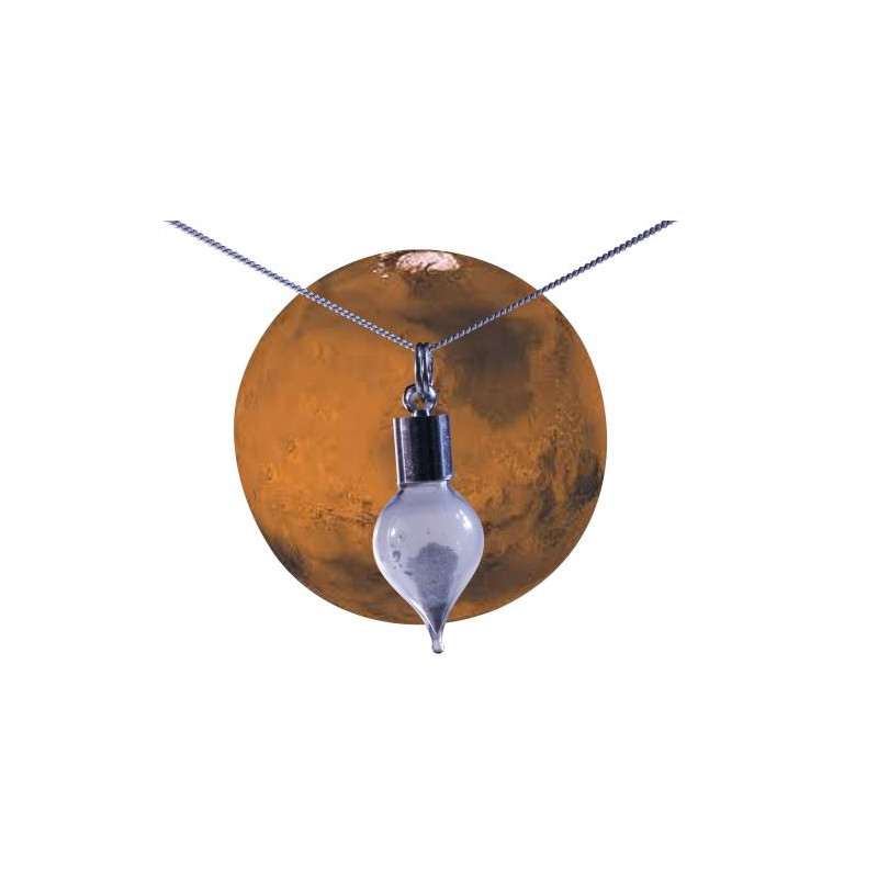 Jurassic Jewellery Meteoriti Colier Marte (forma de picatura)