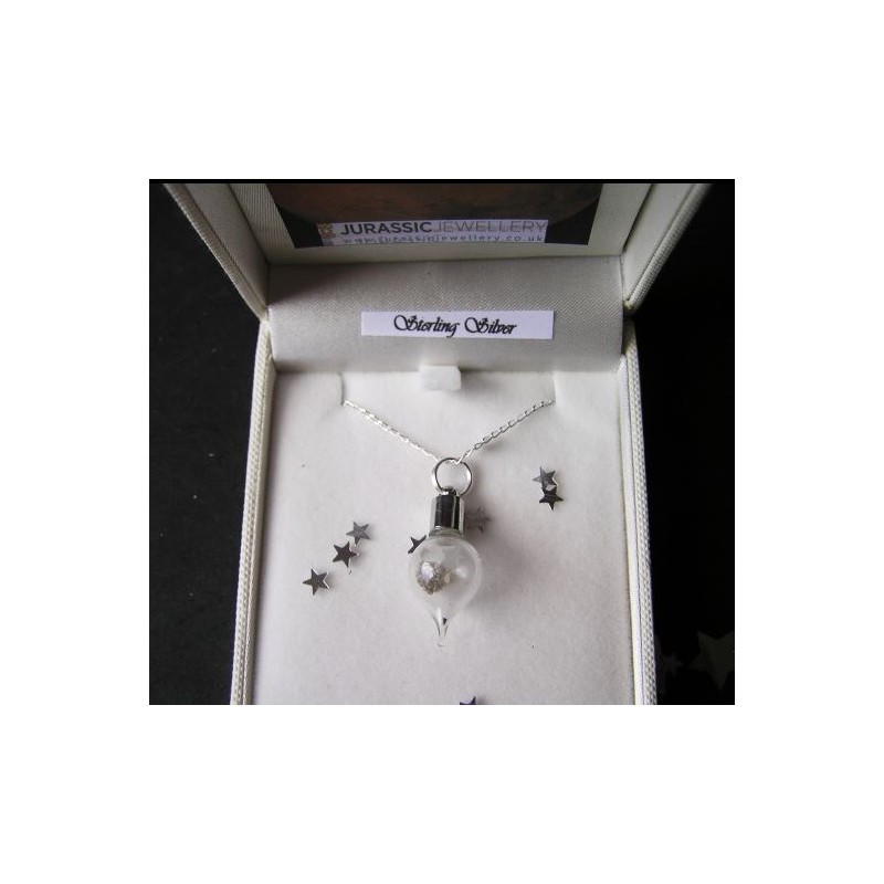 Jurassic Jewellery Meteoriti Colier Marte (forma de picatura)