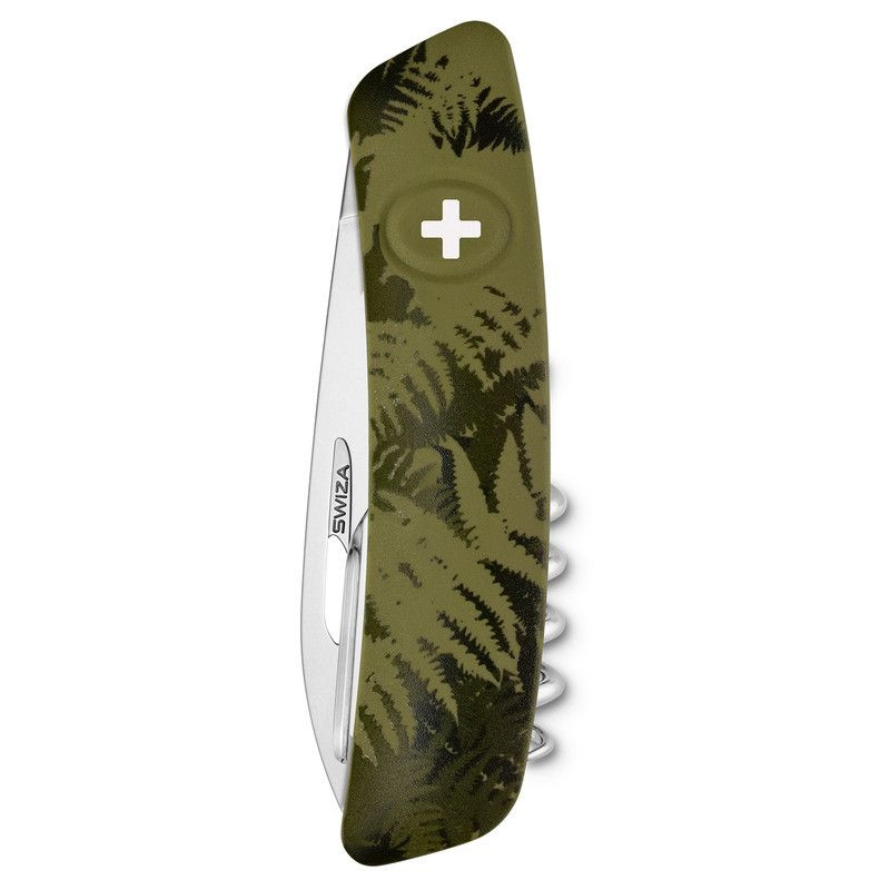 SWIZA Cutite Cutit armata elvetiana, C01 SILVA Camo Fern, culoare kaki