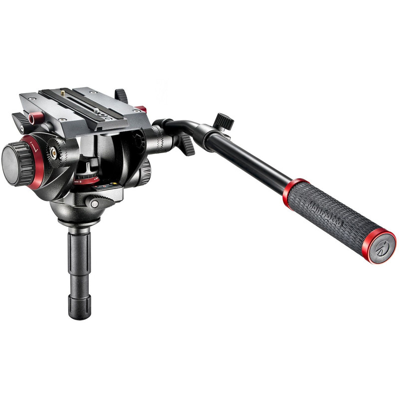 Manfrotto Trepied 504HD, 535K cu cap video si nivela