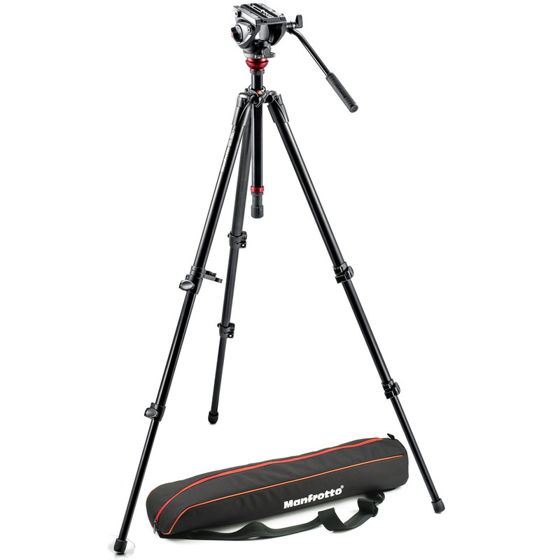 Manfrotto Trepied MVH500AH, 755XBK cu cap video