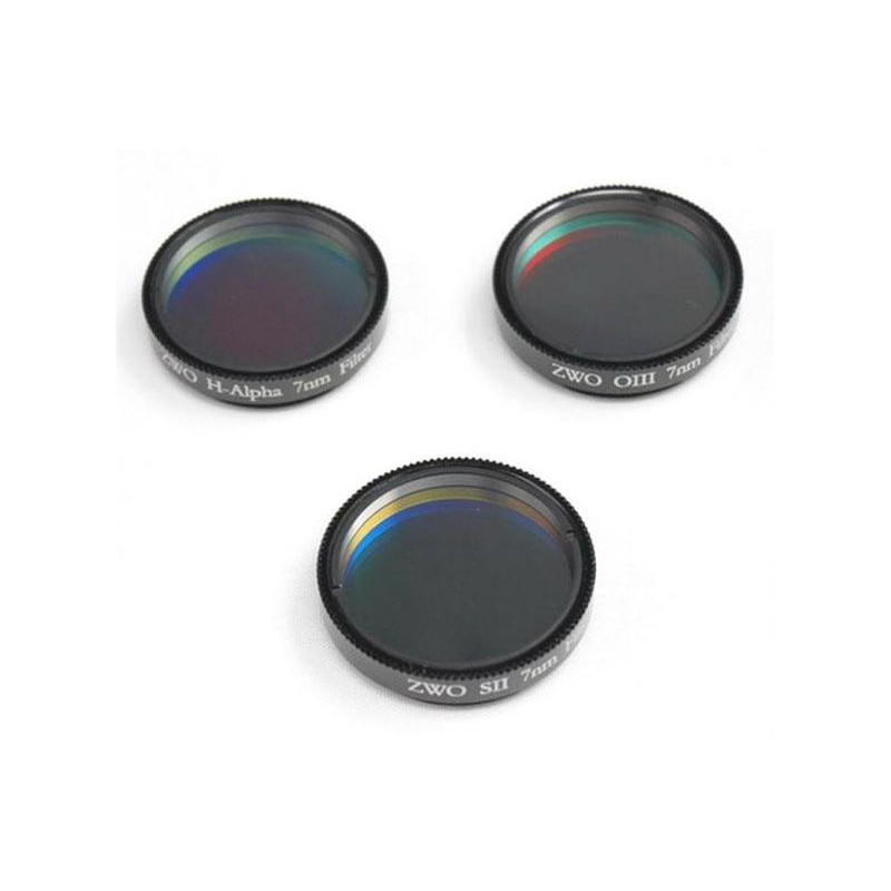 ZWO Set filtre H-alpha, SII, OIII 1,25"