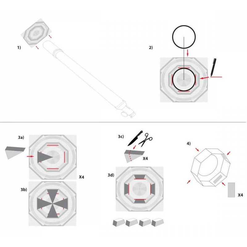 Explore Scientific Filtre solare Filtru solar Sun Catcher pentru refractoare de 150-160mm si 203mm (8") SC