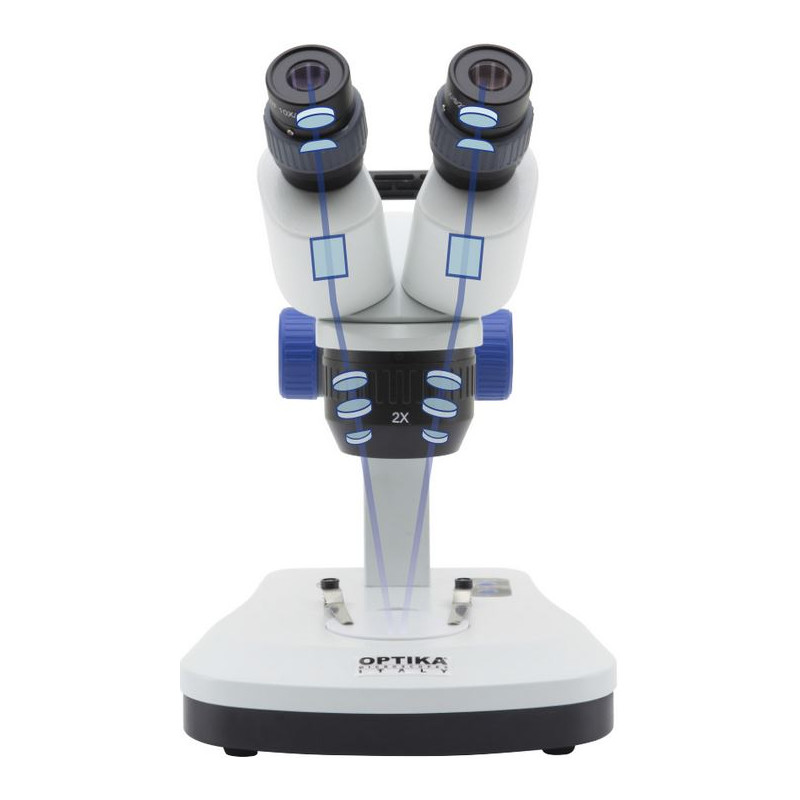 Optika Microscopul stereoscopic SFX-33, bino, 20x, 40x, Stand fix