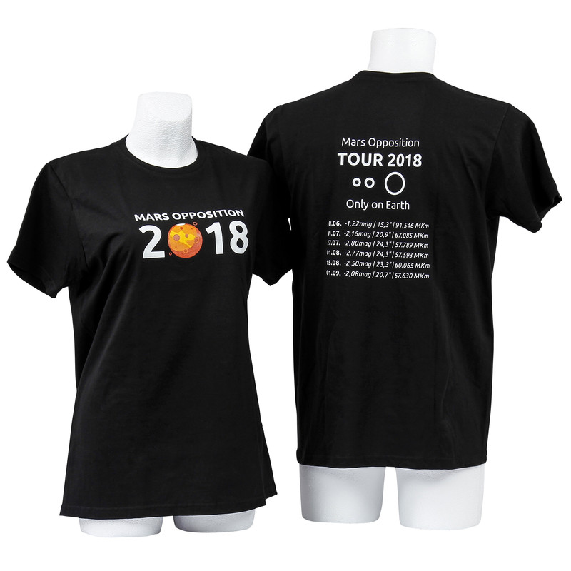T-Shirt Mars Opposition 2018 - Mărimea L negru