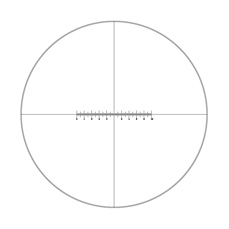 Motic Ocular micrometru WF10X / 23mm, Determinarea proporției (SMZ-171)