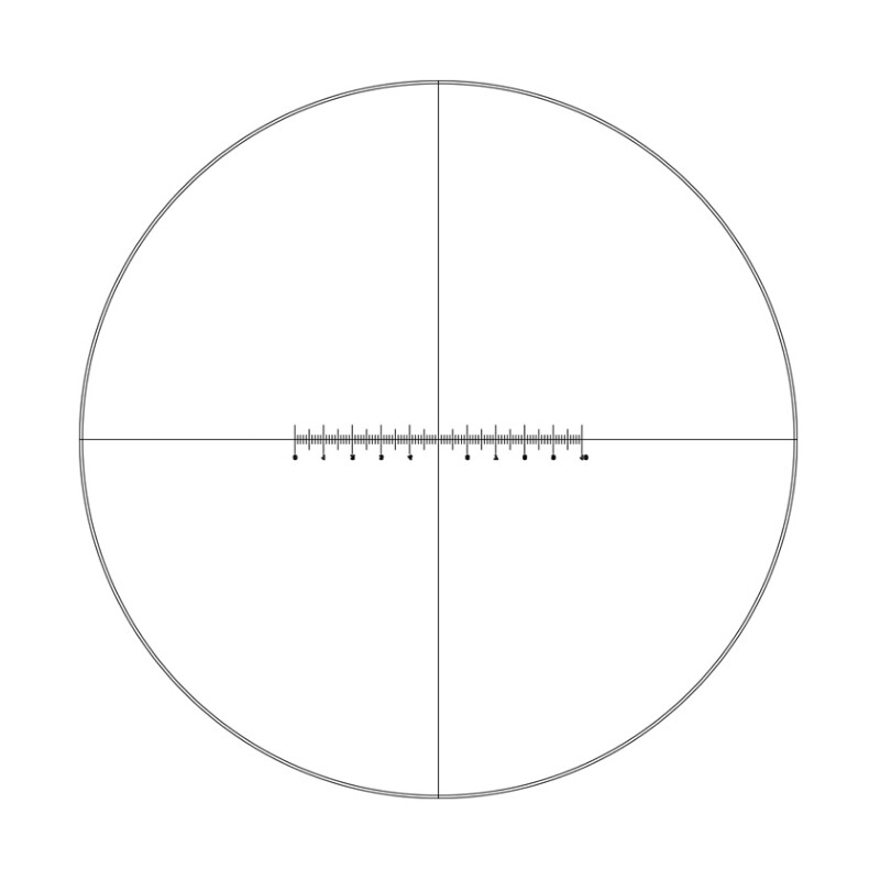 Motic Ocular micrometru WF10X / 23mm, Determinarea proporției (SMZ-171)