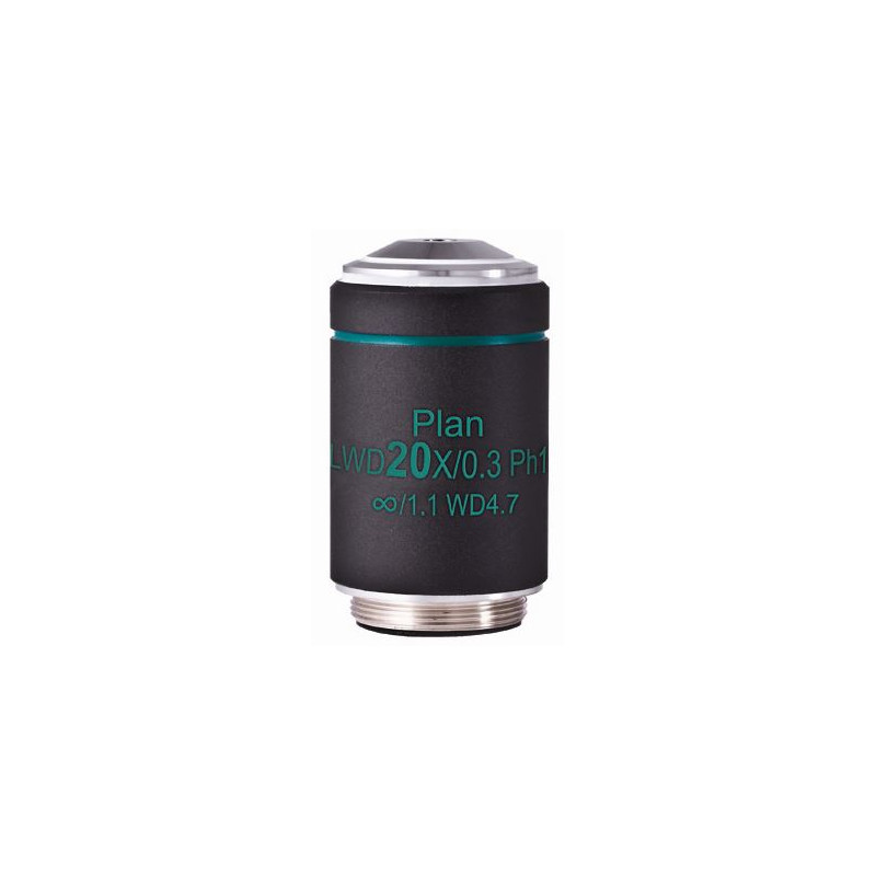 Motic obiectiv WD PL Ph CCIS, plan, achro, fază, 20x/0.3 w.d. 4.7mm, Ph1 (AE2000)