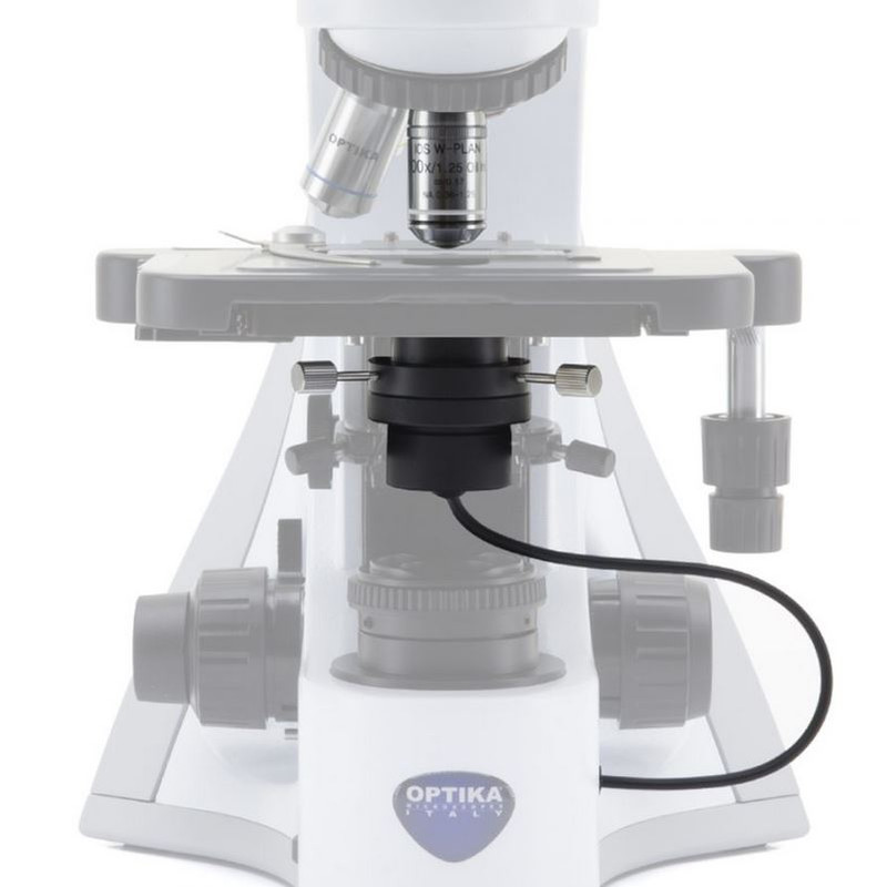 Optika Microscop B-510DK, darkfield, trino, W-PLAN IOS, 40x-1000x, EU