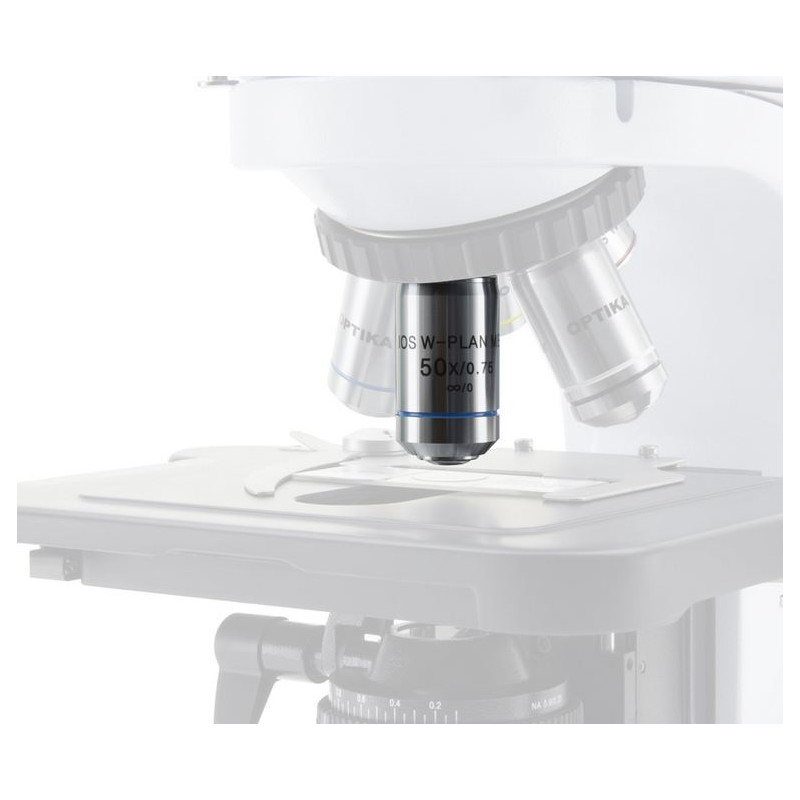 Optika Microscop B-510LD1, fluorescență, trino, 1000x, IOS, albastru