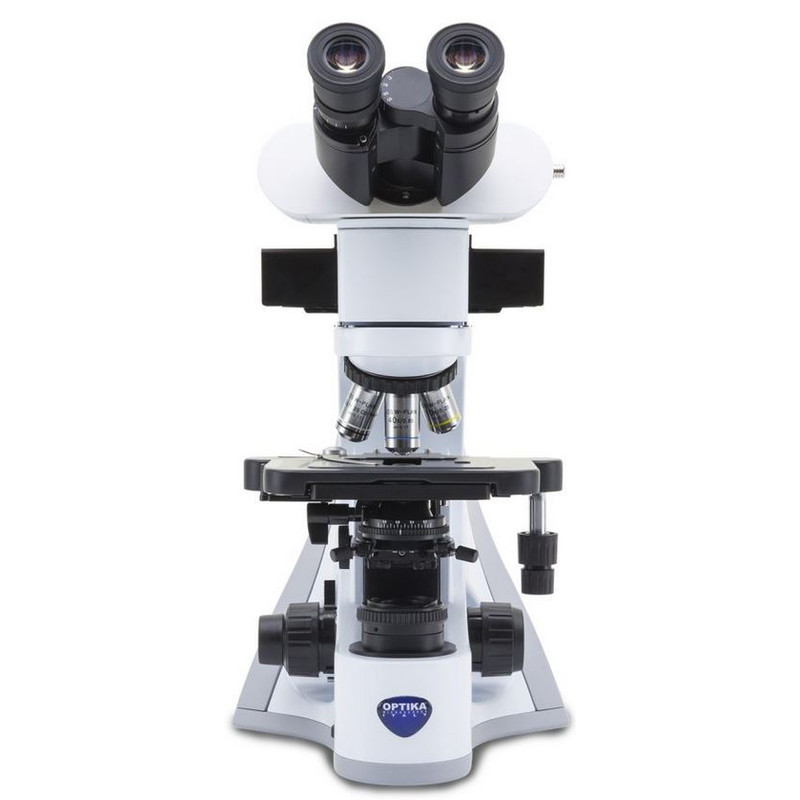 Optika Microscop B-510LD1, fluorescență, trino, 1000x, IOS, albastru