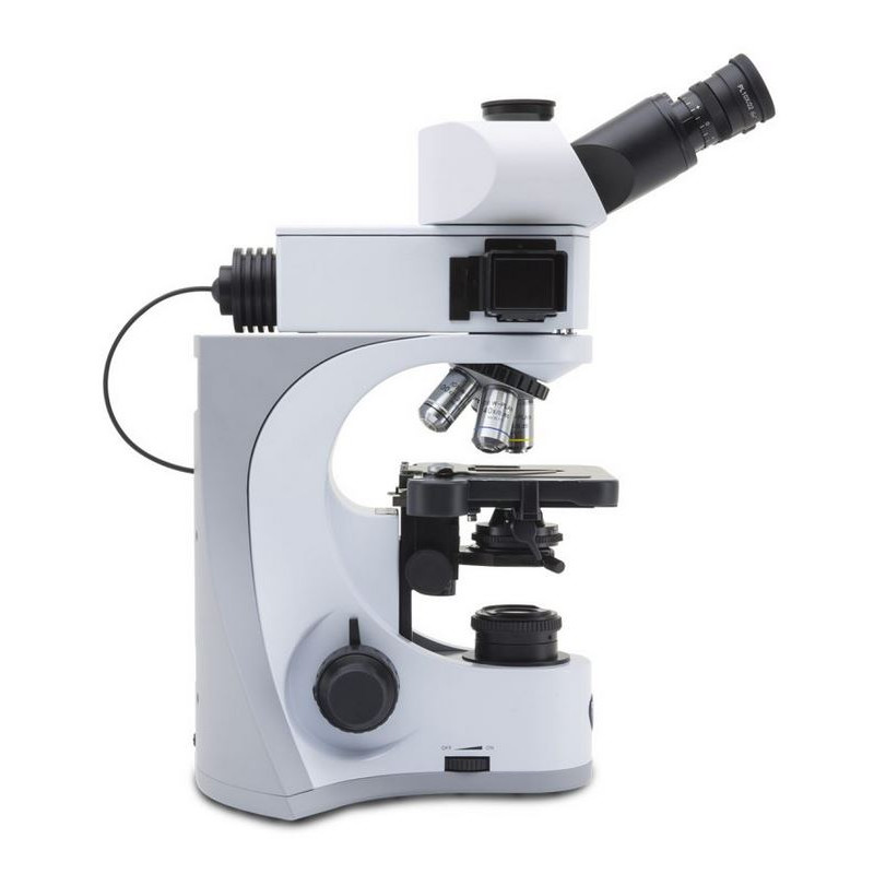 Optika Microscop B-510LD1, fluorescență, trino, 1000x, IOS, albastru