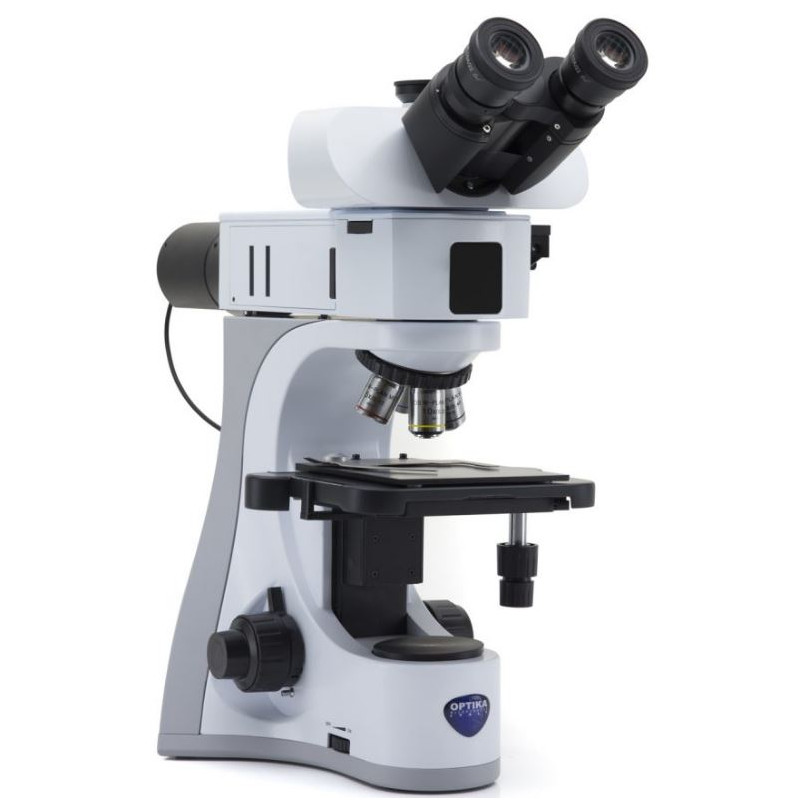 Optika Microscop B-510MET, metallurgic, incident, trino, IOS W-PLAN MET, 50x-500x, EU