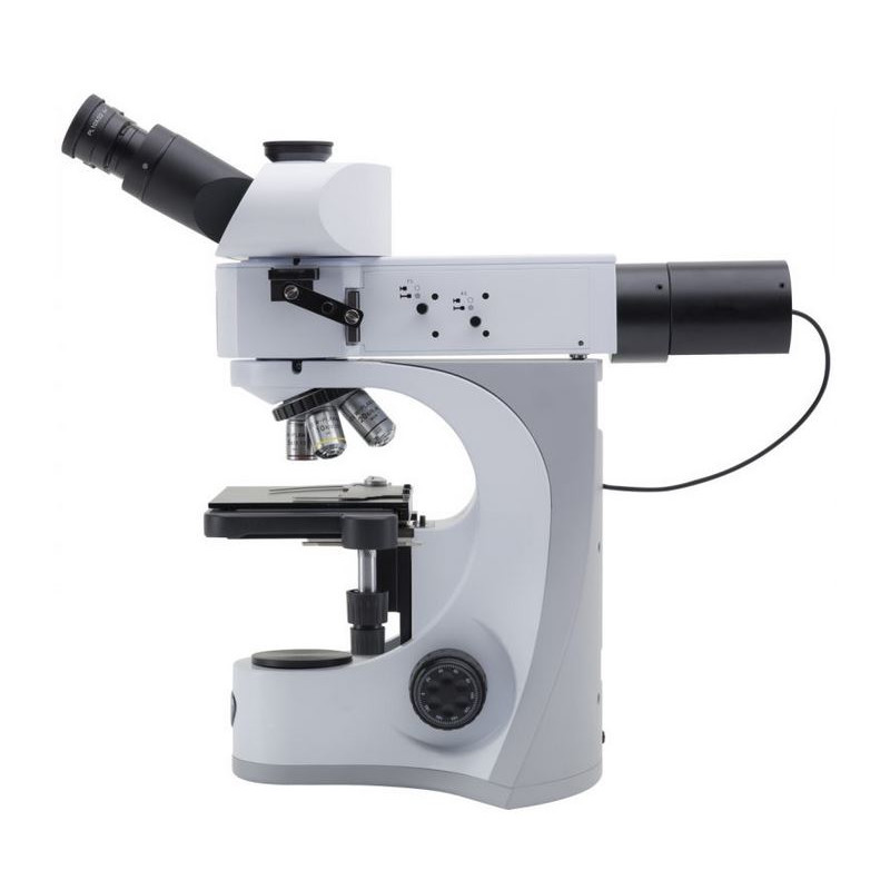 Optika Microscop B-510MET, metallurgic, incident, trino, IOS W-PLAN MET, 50x-500x, EU