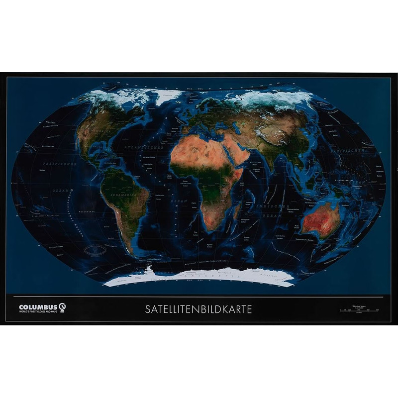 Columbus Harta lumii satelit compatibil OID (mediu)