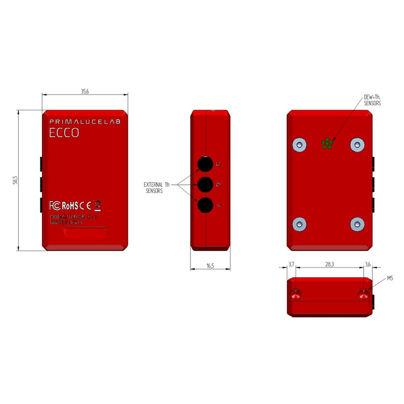 PrimaLuceLab Incalzitor ECCO computerizat pentru EAGLE