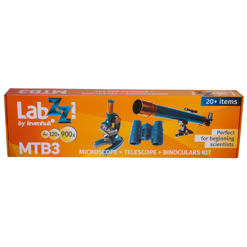Levenhuk Set LabZZ MTB3 telescop, microscop și binoclu