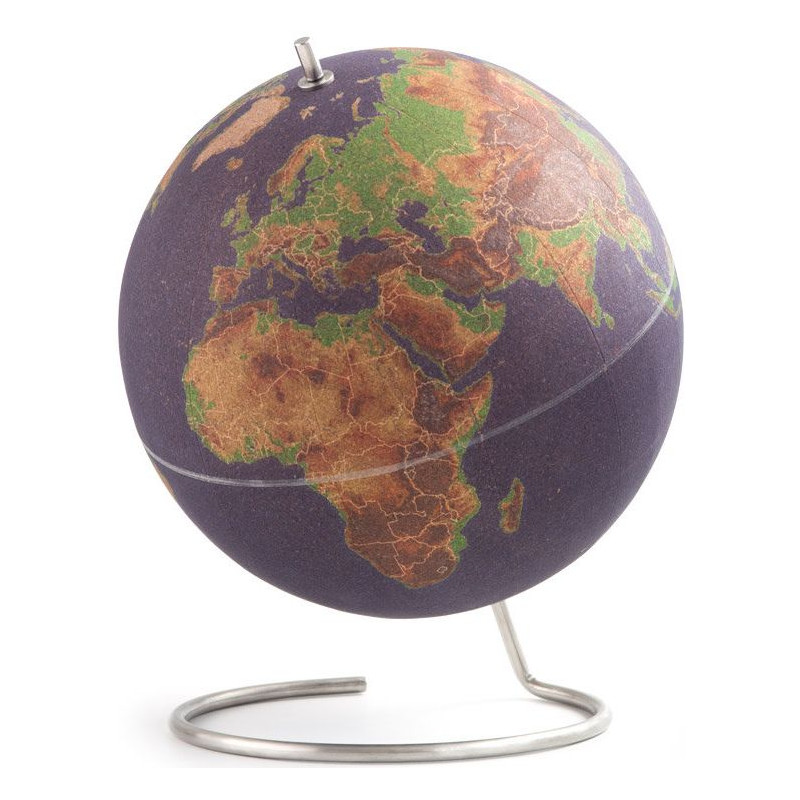 suck UK Coloured cork globe 25cm for pinning