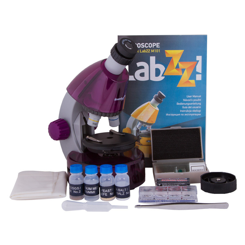 Levenhuk Microscop LabZZ M101 Amethyst