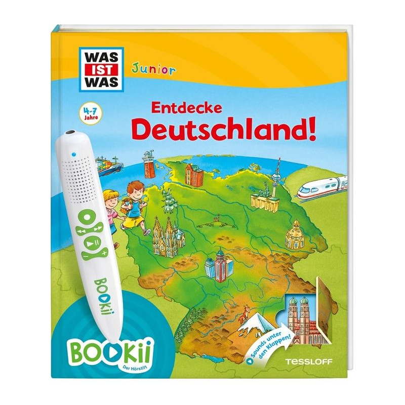 Tessloff-Verlag BOOKii WAS IST WAS Junior Starter-Set Entdecke Deutschland!