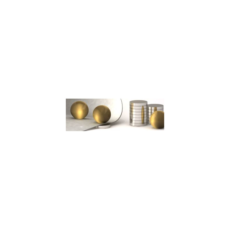 Bacher Verlag Neoballs set de bile magnetice 54 piese aurii